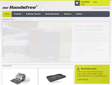 Tablet Screenshot of mrhandsfree.com